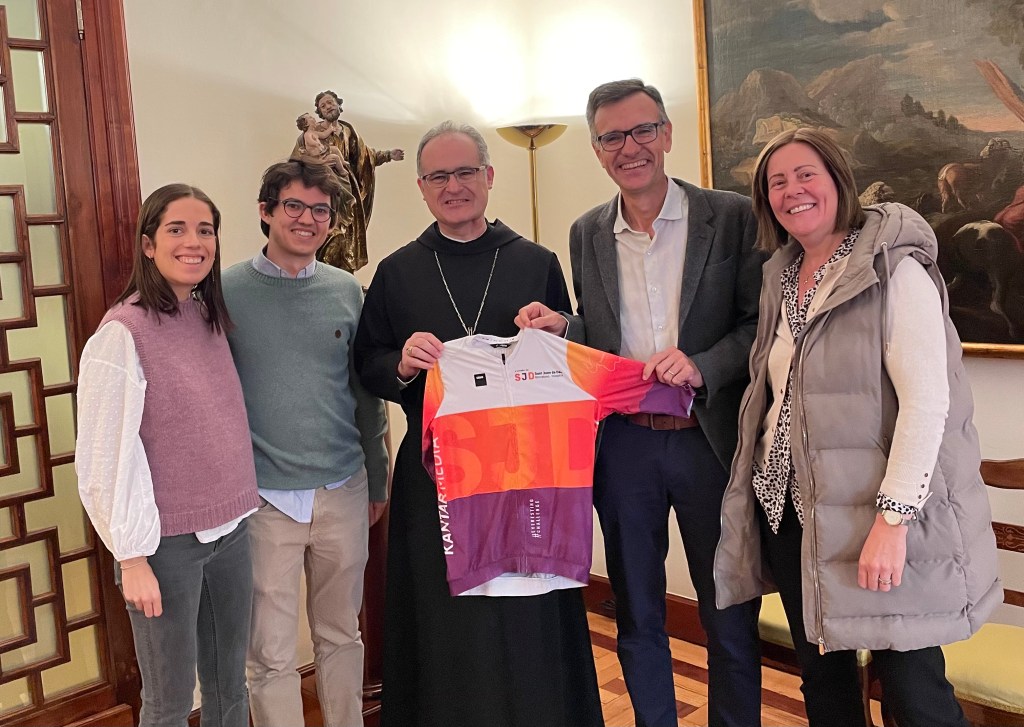 Visita al Pare Abad de Montserrat